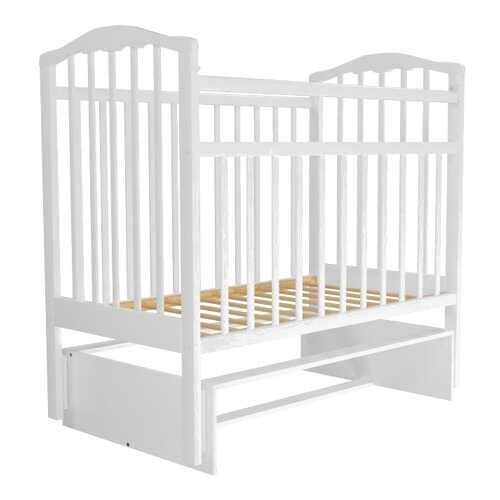АГАТ Кровать детская ЗОЛУШКА-3 (попер маятник) Белый 52104 в Едим Дома