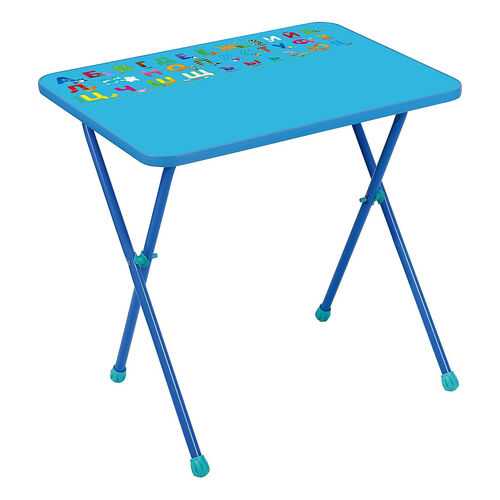 Детский стол Nika by InHome СТИ для детей возраста от 3 до 7 лет, голубой в Едим Дома