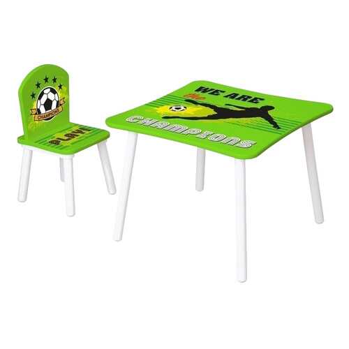 Стул для комплекта детской мебели Polini kids Fun 145 S Футбол, зеленый в Едим Дома
