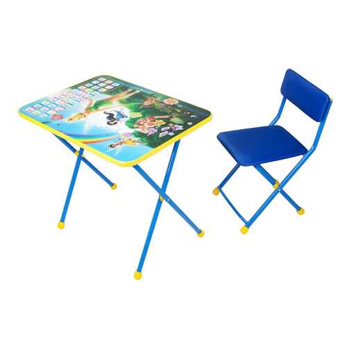 Комплект детской мебели Ника Disney Феи. Азбука голубой в Едим Дома