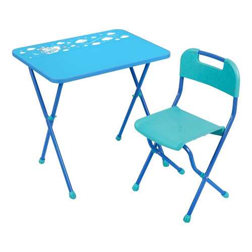 Набор детской складной мебели Алина 2 (цвет: голубой) в Едим Дома