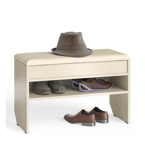 Обувница с нишей и мягким сиденьем Мебельный Двор ТО-10 дуб, 80х37х45 см в Едим Дома