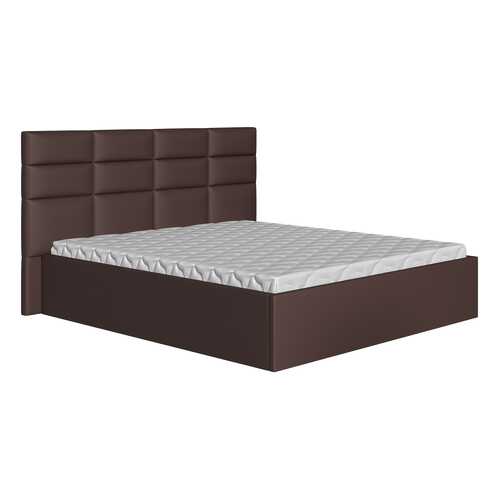 Двуспальная Первый Мебельный Кровать Коста коричневый, экокожа, 160х200 в Едим Дома