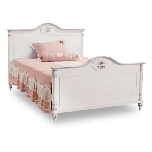 Кровать Cilek Romantic XL 120х200 см, белый/розовый в Едим Дома
