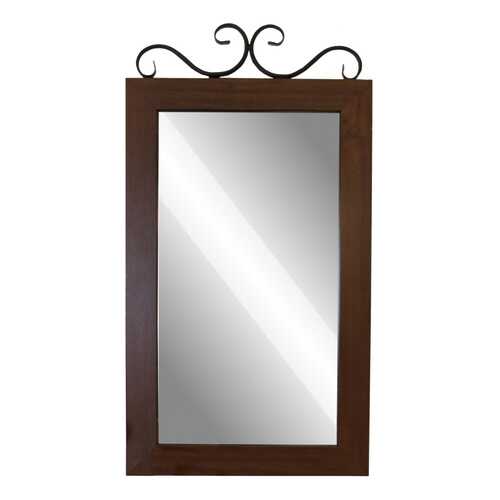 Зеркало настенное Мебелик 2628 45х85 см, черный/средне-коричневый в Едим Дома