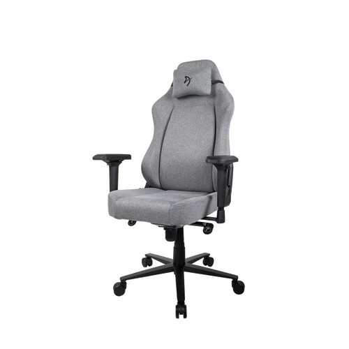 Компьютерное кресло (для геймеров) Arozzi Primo Woven Fabric - Grey - Black logo в Едим Дома