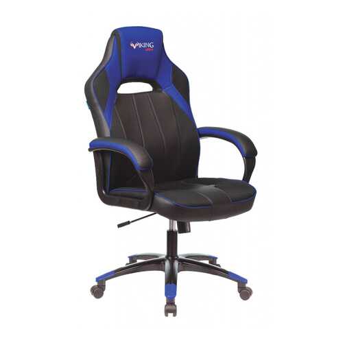 Кресло игровое Бюрократ VIKING 2 AERO BLUE черный/синий искусст.кожа/ткань в Едим Дома