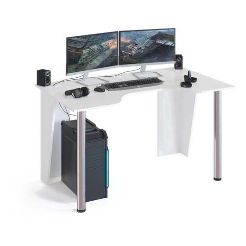 Игровой компьютерный стол Сокол КСТ-18 Белый в Едим Дома