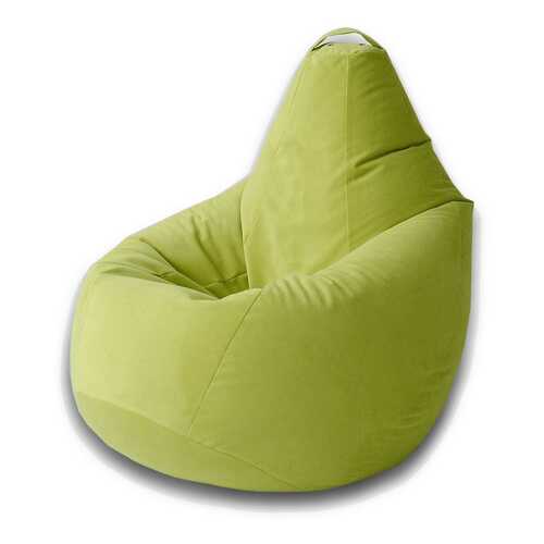 Кресло-мешок груша MyPuff, размер L-Компакт, мебельная ткань, салатовый в Едим Дома
