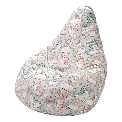 Кресло-мешок Hoff Единороги, размер L, жаккард, разноцветный в Едим Дома