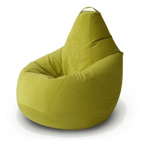 Кресло-мешок MyPuff Груша Комфорт Велюр, размер XL, велюр, горчица в Едим Дома