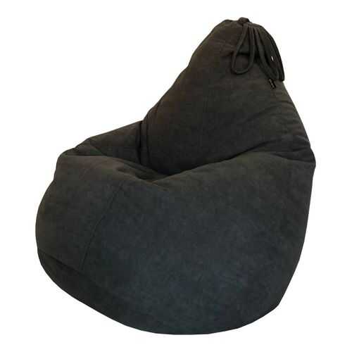 Кресло-мешок Папа Пуф Велюр Черный, размер XXL, велюр, черный в Едим Дома