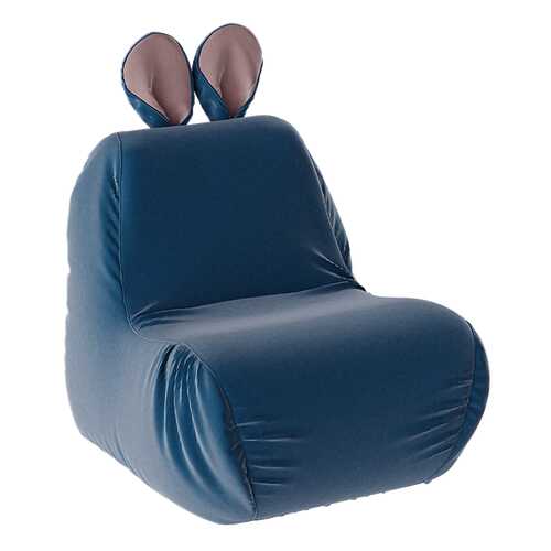 Кресло-мешок Трия Kids, размер S, велюр, велюр пепельно-синий в Едим Дома