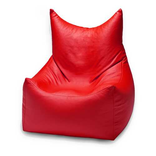 Мешок для сидения трон Вилли, размер XXL, экокожа, Красный в Едим Дома