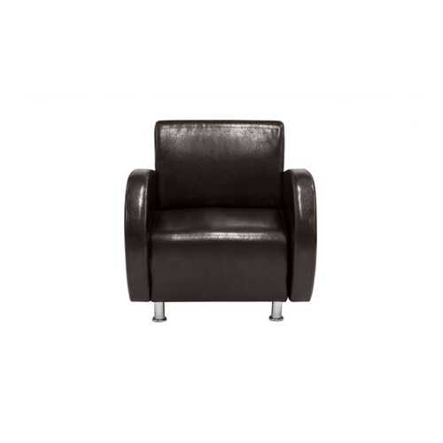 Кресло Мягкий офис, Классик Экокожа Oslo, темно-коричневый в Едим Дома