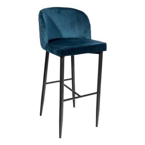 Мягкий барный стул STOOL GROUP MC11B HLR-63 Сине-зеленый, вельвет в Едим Дома