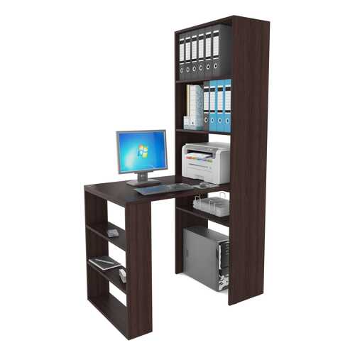 Компьютерный стол в комплекте МФ Мастер Рикс-4+Рикс-5 110x63,2x177, венге в Едим Дома