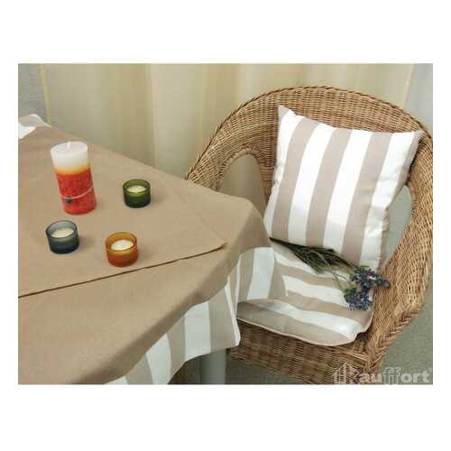 Подушка на стул Krit Цвет: Молоко-Светло-Коричневый (40х40) в Едим Дома