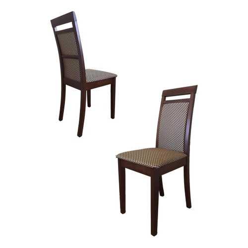 Комплект стульев (2 шт) Эдвин, темный орех, Руми 8128 в Едим Дома