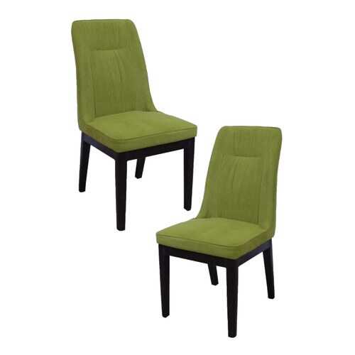 Комплект стульев (2 шт) Nort велюр лайм мягкие в Едим Дома