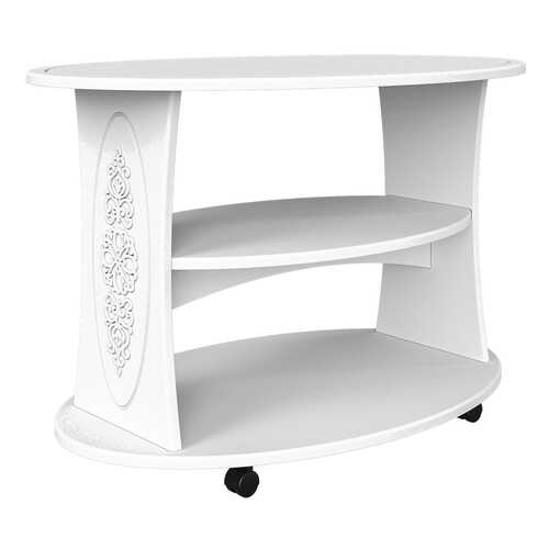 Журнальный столик Компасс-мебель Ассоль АС-17 KOM_AC17 90х60х57,5 см, белое дерево в Едим Дома