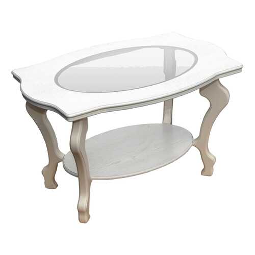 Журнальный столик Мебелик Берже 1С П0001512 94х60х56 см, белый ясень в Едим Дома