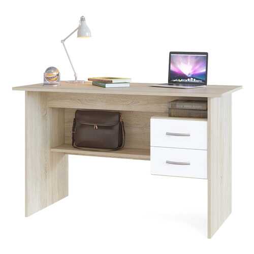 Письменный стол Сокол СПМ-07.1 дуб сонома/белый, 120х60х74 см. в Едим Дома